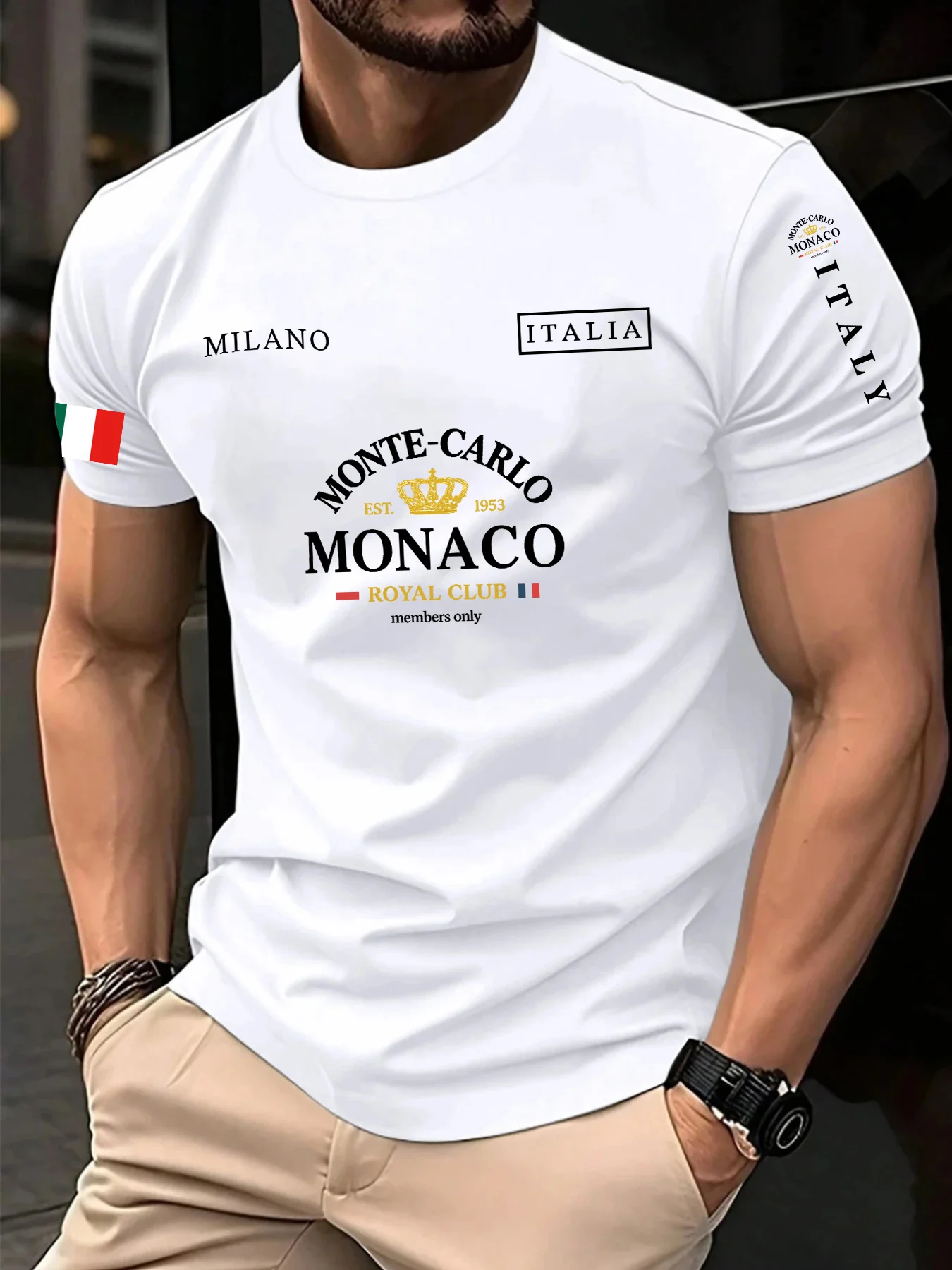 Street Fashion Monaco - Высококачественная, самая продаваемая футболка унисекс из