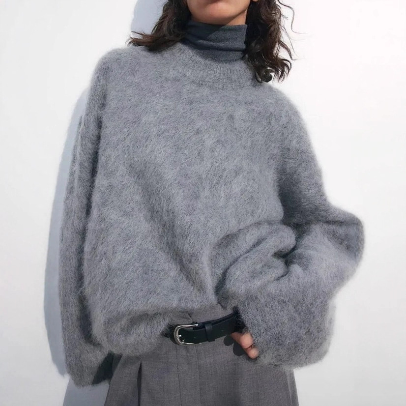 Street Fashion Europe - Осенне-зимний свитер в Европе и Америке,