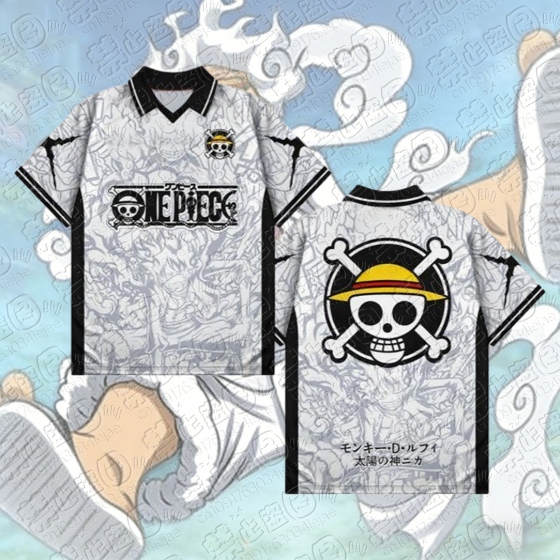 Street Fashion Hats - Футболка-поло с 3D-принтом «Аниме One Piece: