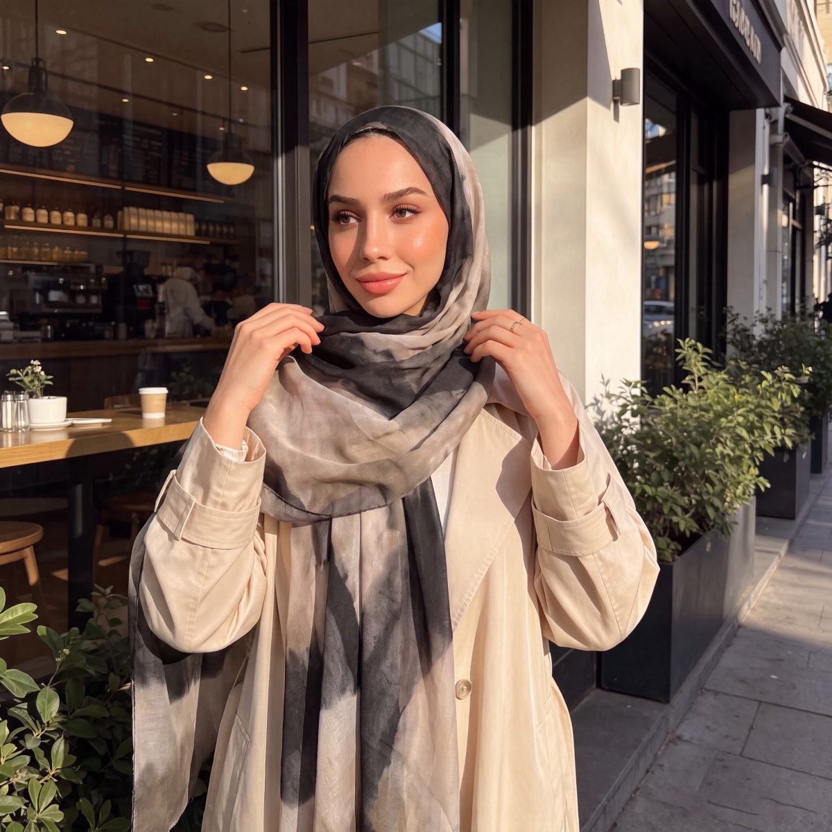 Женский пашминовый шарф-бандан – обзор и цена Street Fashion Hijab