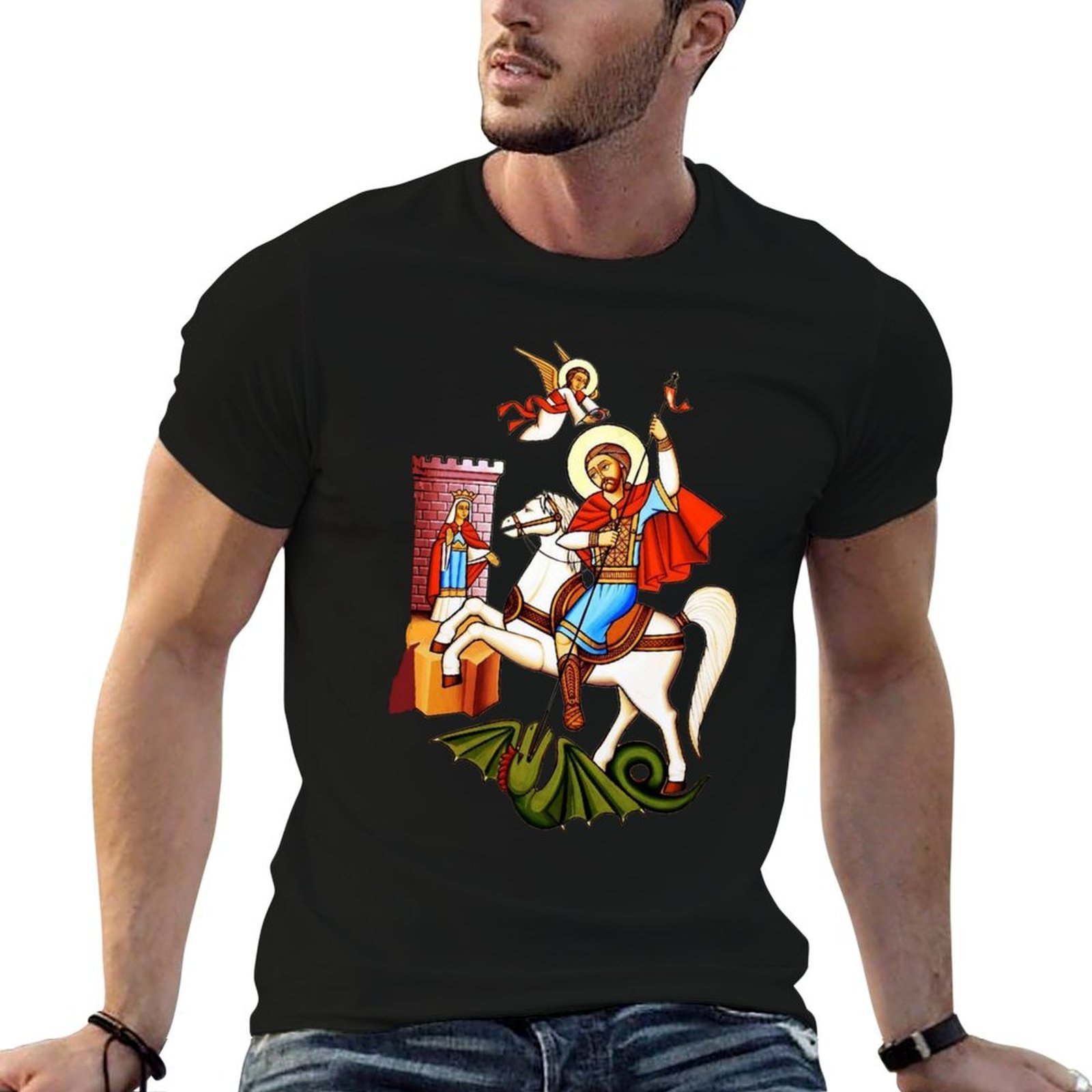 Коптское искусство, Святой Гео – обзор и цена Street Fashion Egypt