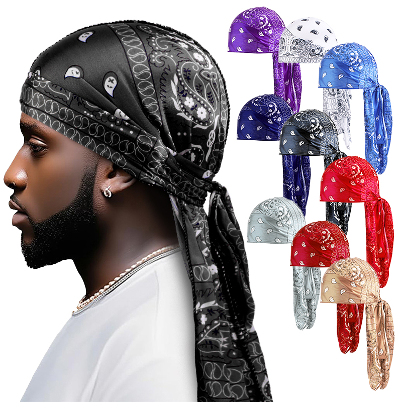 Шелковистые банданы Durag с пр – обзор и цена Street Fashion Hijab